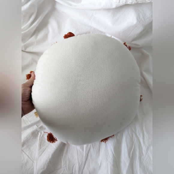 Round Sun Face Decorative Accent Pillow - Picture 3 of 3